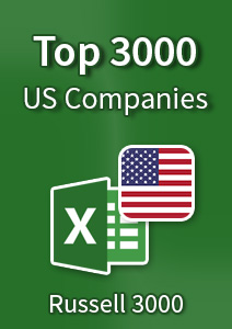 Top 3000 US Companies - Excel Spreadsheet