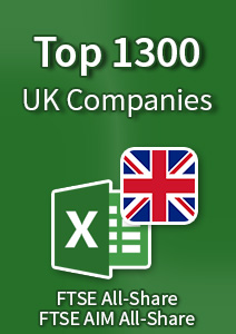 Top 1300 UK Companies – Excel Download