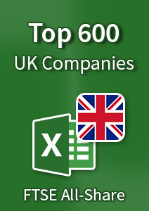 Top 600 UK Companies [FTSE All-Share] – Excel Download