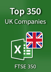 Top 350 UK Companies – Excel Spreadsheet